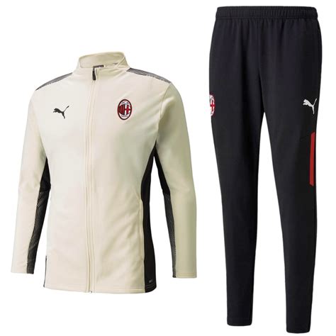 Ac Milan Soccer Training Bench Tracksuit 202122 Puma