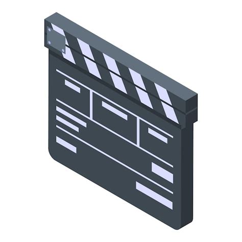 Premium Vector Clapper Icon Isometric Of Clapper Vector Icon For Web