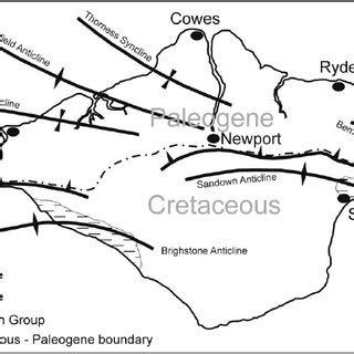 Structural geology of the Isle of Wight. | Download Scientific Diagram