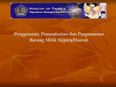 Pengelolaan Barang Milik Negara Daerah Ppt