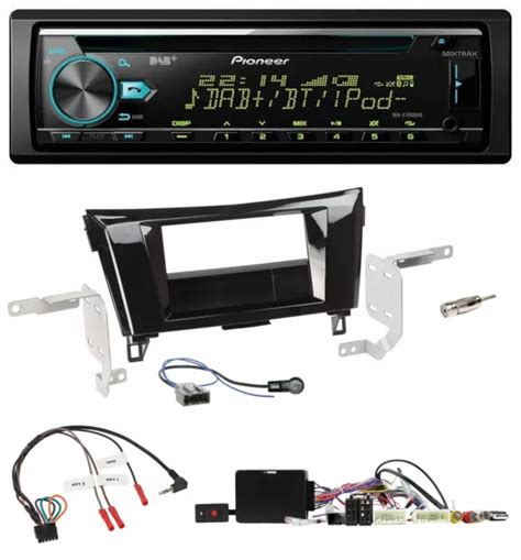 Volante Pioneer Dab Cd Usb Bluetooth Autoradio Per Nissan Qashqai X