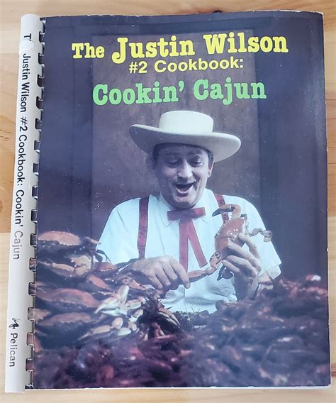 1986 Paperback The Justin Wilson 2 Cookbook Cookin Cajun Etsy In