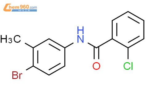 N 4 溴 3 甲基苯基 2 氯苯甲酰胺「cas号：346696 25 1」 960化工网