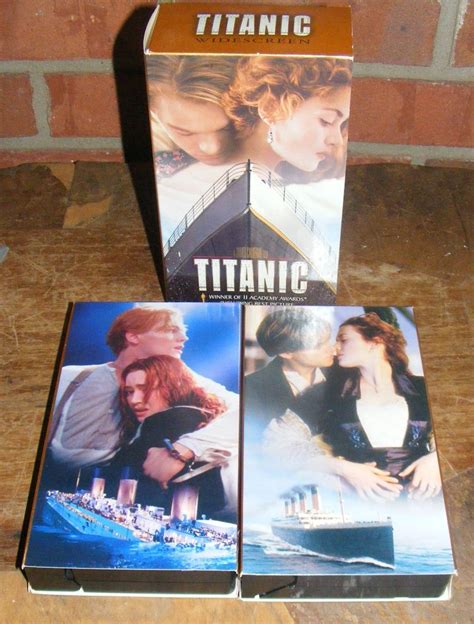 Titanic Vhs Tape Set Widescreen Edition Ebay