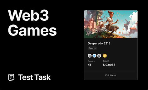 Web3 Games Test Task Figma Community