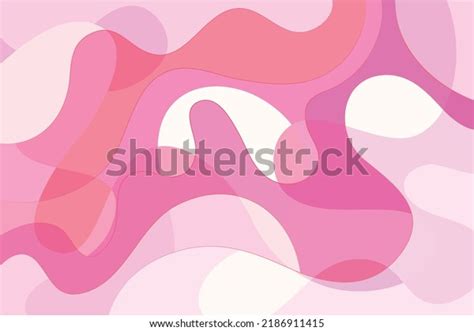 Abstract Background Template Dynamic Curves Sketch Stock Vector