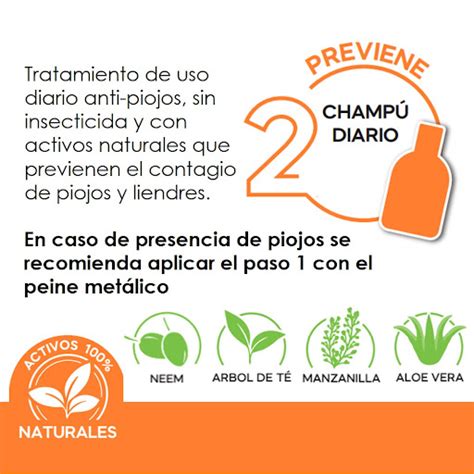 Champu Antipiojos Pikof Paso 2 Previene 120ML