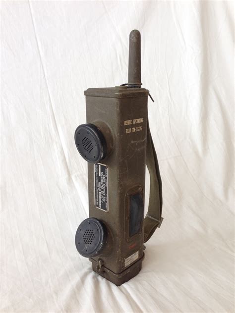 1940s Us Army World War Ii Ww2 Hand Held Walkie Talkie Wireless