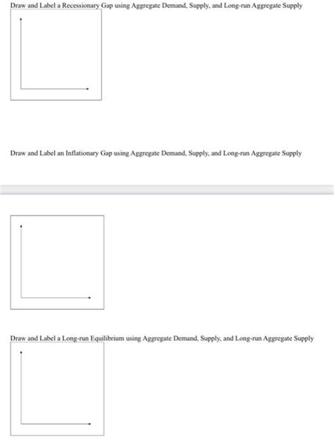 Solved Draw and Label a Recessionary Gap using Aggregate | Chegg.com