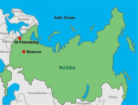 moscow st petersburg map moscow  st petersburg map russia