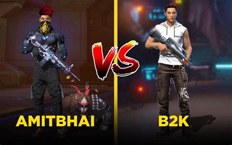 Amitbhai Desi Gamers Vs B K Born Kill Which Free Fire Youtuber Has