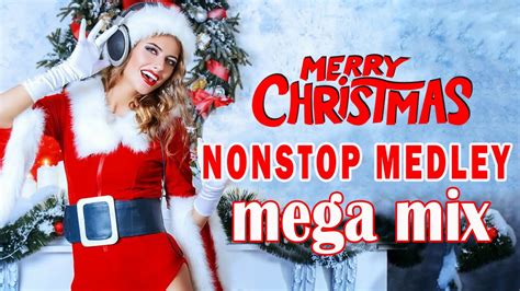 DISCO Christmas Disco Song MegaMix 2021 Non Stop Christmas Songs