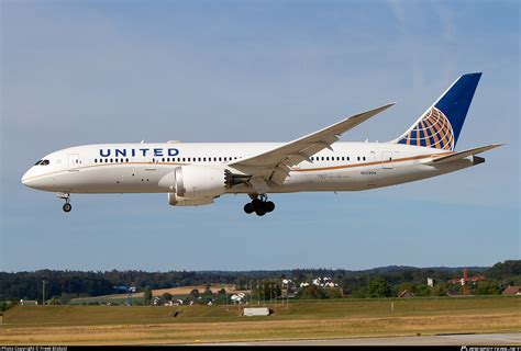 N United Airlines Boeing Dreamliner Photo By Freek Blokzijl