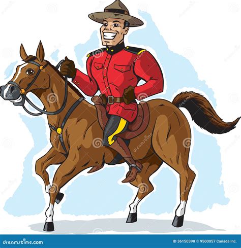 Mountie On Horse Stock Photo - Image: 36150390