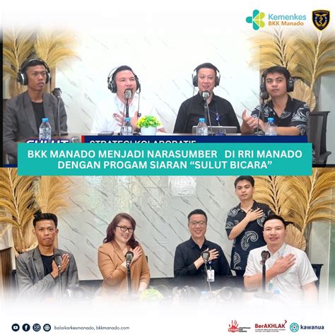 bkk manado menjadi narasumber  rri manado  program siaran