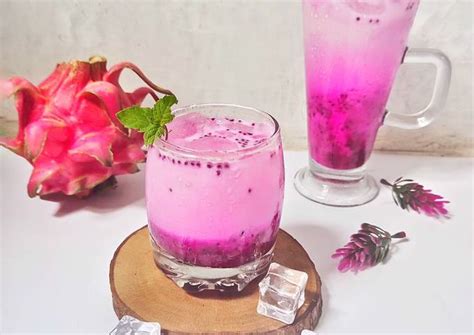 Resep Dragon Fruit Fresh Milk Oleh Dapur Ala Mama Jasmine Cookpad