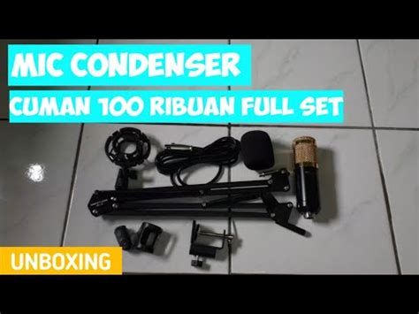 Unboxing Mic Stand TAFF STUDIO BM 800 CUMAN 100 RIBUAN YouTube