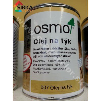 Osmo Terasov Olej L Teak Od Heureka Sk