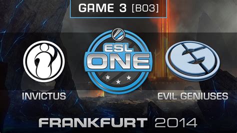 Invictus Gaming Vs Evil Geniuses Grand Final Map 3 Esl One