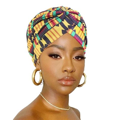 Turbante Bohemio Para La Frente Para Mujer Gorro De Algod N Con