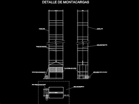 Montacargas En Autocad Descargar Cad Gratis Kb Bibliocad