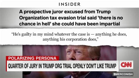 Quarter Of Jury In Trump Org Trial Openly Dont Like Trump Cnn Politics