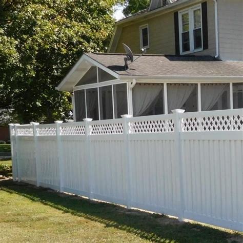 Weatherables Clearwater 6 Ft H X 8 Ft W White Vinyl Privacy Fence