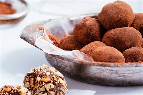 Trufas De Chocolate Con Nuez Receta