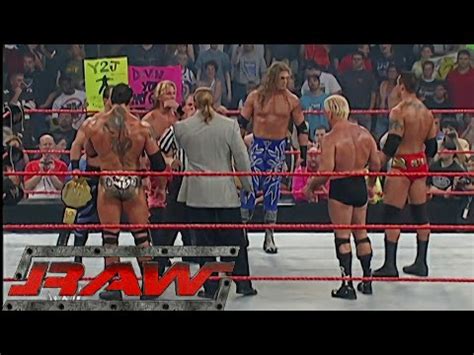 Evolution Vs Chris Benoit Edge Chris Jericho 6 Man Elimination Tag