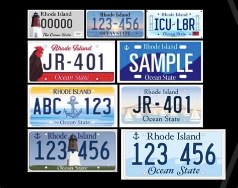 Rhode Island License Plates 2022