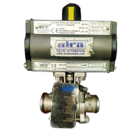 Aira Cast Iron Ball Valve At Rs 4200 Pneumatic Actuator Ball Valve In Mumbai Id 26390890655