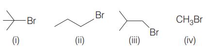 Arrange The Following Bromides In The Order Of Reactivity In Undergoing