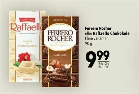 Ferrero Rocher Eller Raffaello Chokolade Tilbud Hos Citti