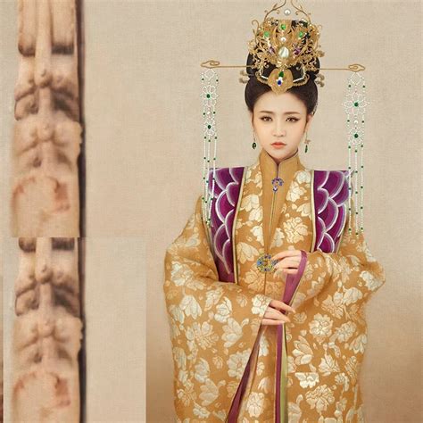 Jin Ling Jiu Tang Dynasty Empress Gorgeous Tang Suit Hanfu Costume