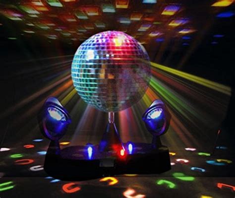 Kicko Disco Light Multi Colored LED Revolving Strobe Light Ball For