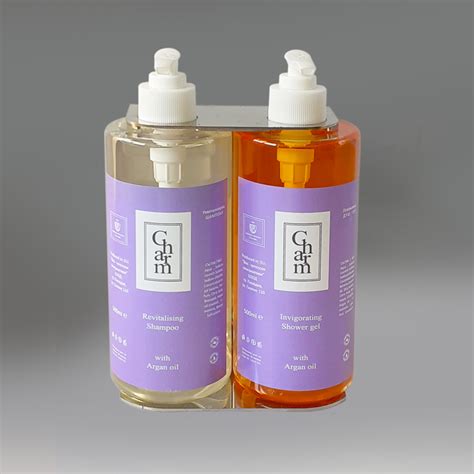 Стойка за два дозатора от 500 мл – Век хотелски консумативи