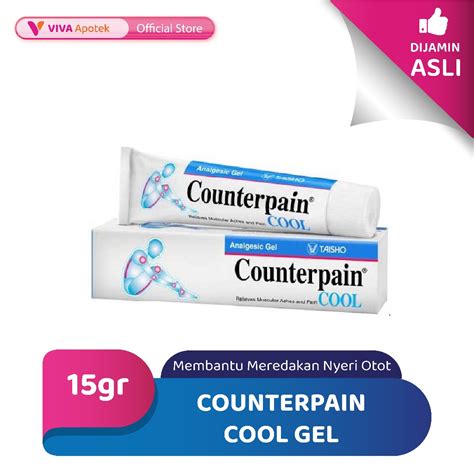 Jual Counterpain Cool Gel Untuk Meredakan Nyeri Otot Gram Shopee