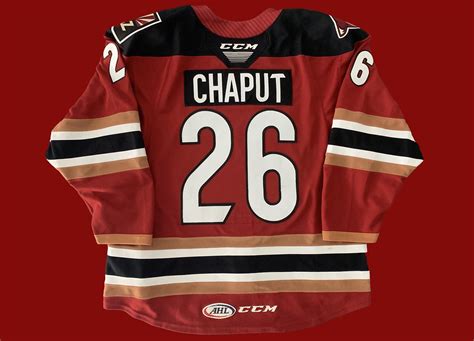 Michael Chaput 2019 2020 Tucson Roadrunners Red Set Game W Flickr