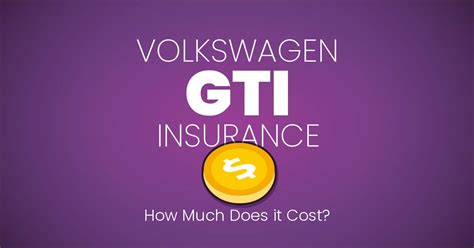 Volkswagen GTI Car Insurance Cost [2022 Rates + Rankings]