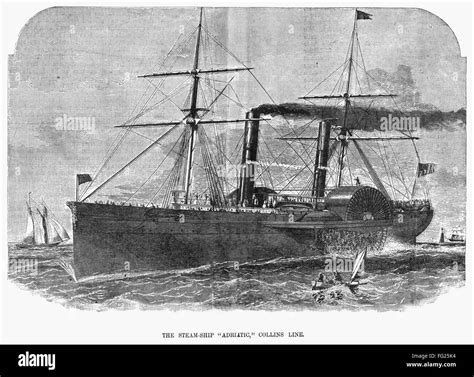 Steamship Adriatic Nthe Adriatic An American Steamship With The