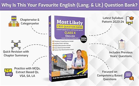 Oswal Gurukul English Language And Literature Most Likely Cbse Question Bank For Class 10 Exam