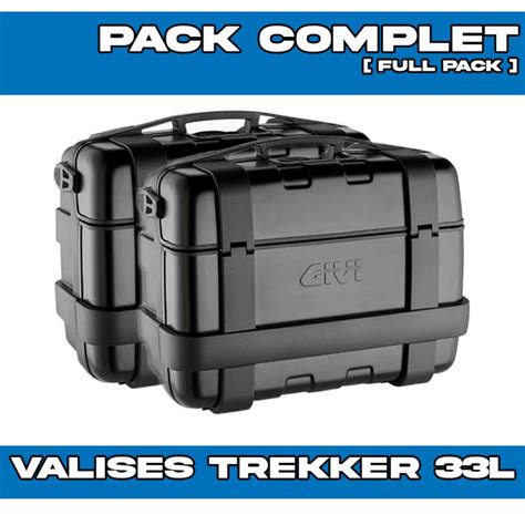 Pack Valises Lat Rales Givi Trekker L Noir Pour Transalp Xl