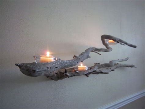 Tree Limb Candle Holder Driftwood Candle Holders Tea Light Candles