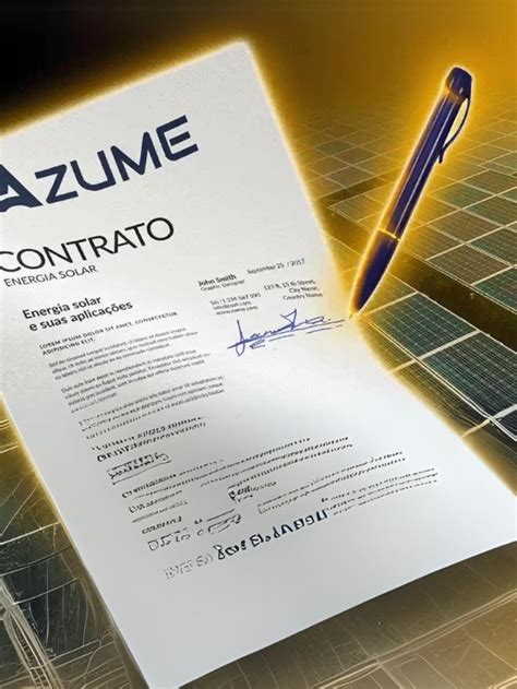 Contrato De Energia Solar Veja Como Feito Invest Sustain