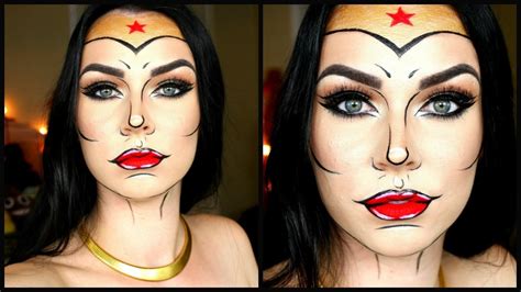 Pop Art Makeup Wonder Woman - Mugeek Vidalondon