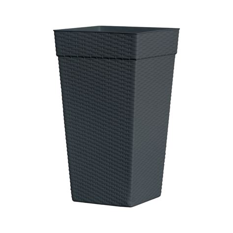 Vaso Grande Quadrado Rattan Para Flores E Plantas 28l Oferta Shopee