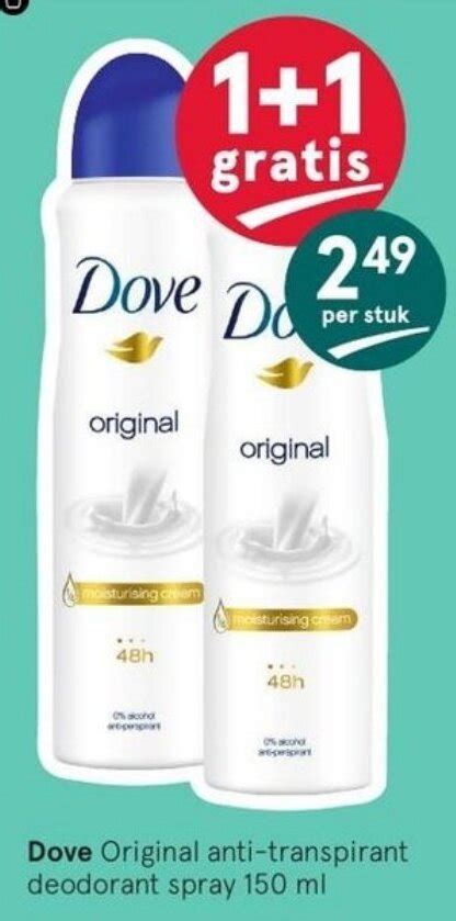 Dove Original Anti Transpirant Deodorant 150 Ml Aanbieding Bij Etos