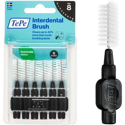 Tepe Interdental Brush Size Black Ct Heavy Duty For Large Gaps