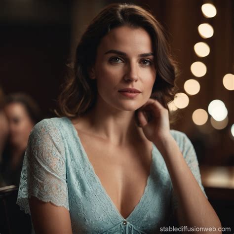 Woman In Lingerie Pose Stable Diffusion Online