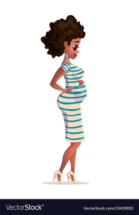 African American Pregnancy Art